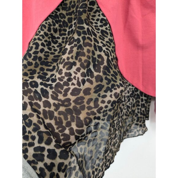 Wonder Woman 1984 Twofer Sweatshirt Size L Distressed Leopard Grunge Y2K Comics - Picture 6 of 11